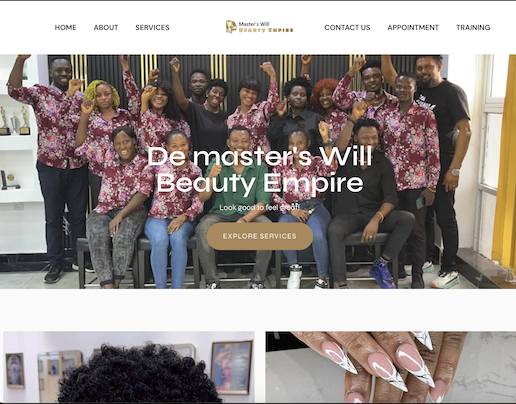 Beauty Salon Booking System